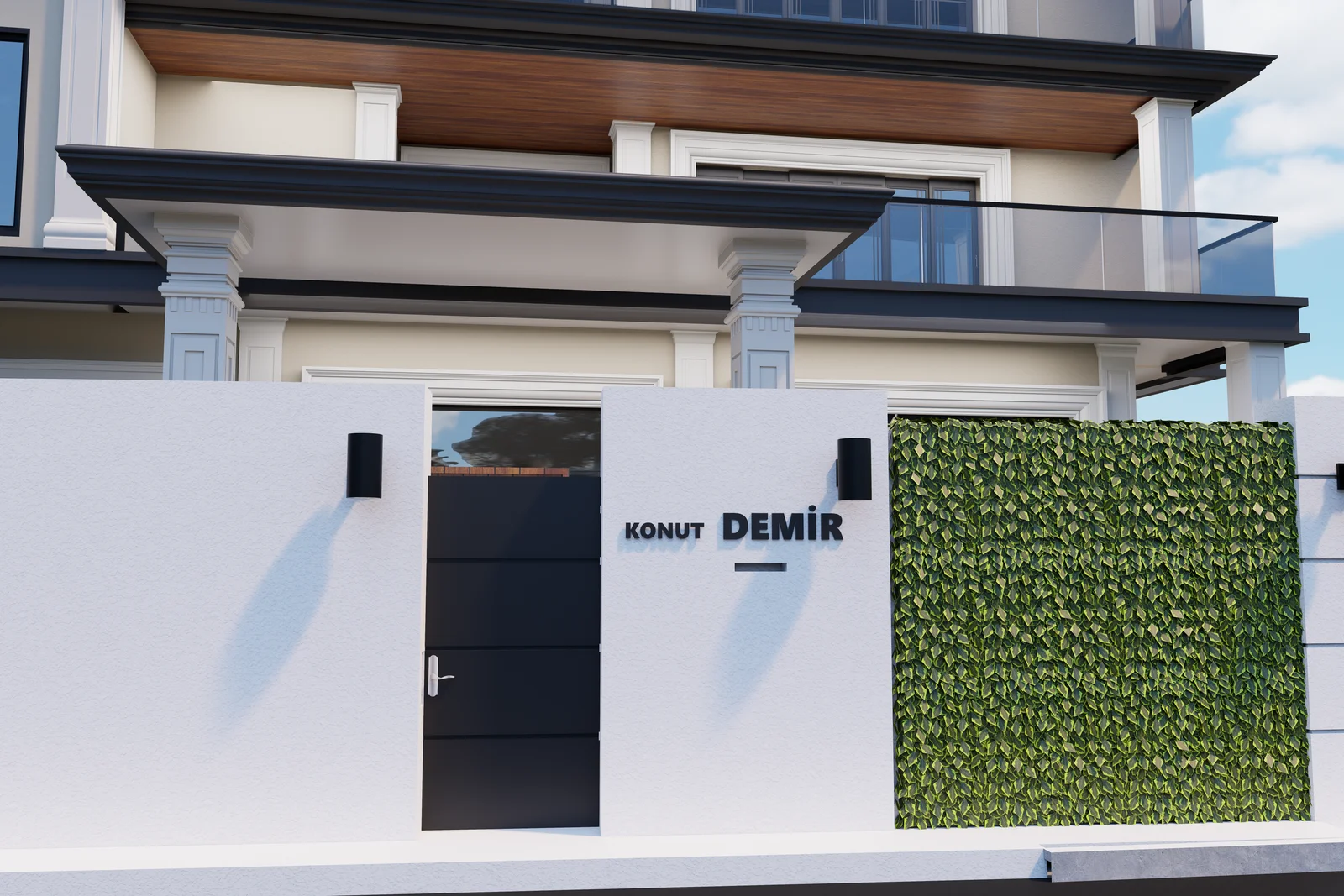 Konut Demir I · gece görünümü