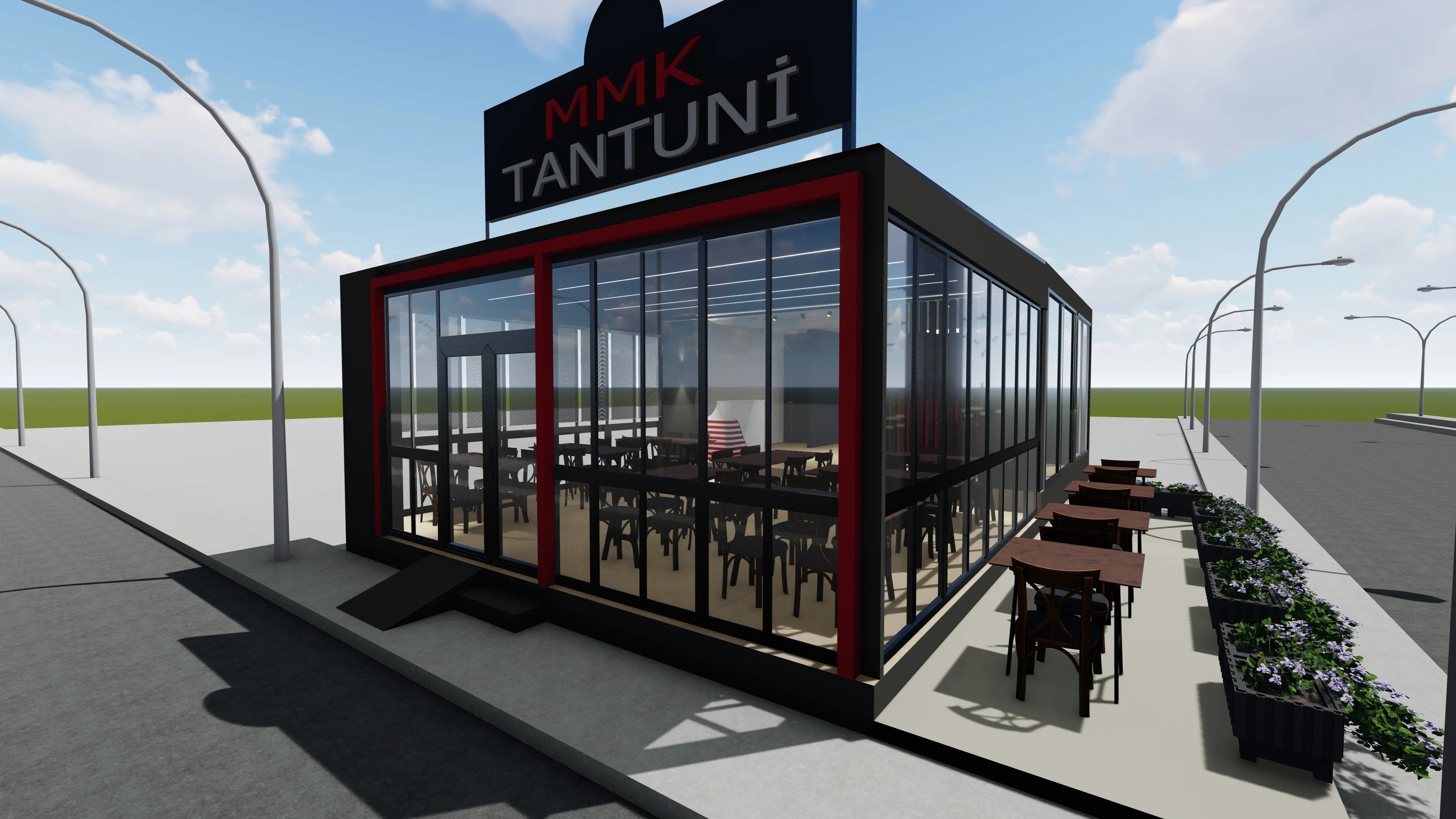 MMK Tantuni - Aksaray restoran iç tasarımı