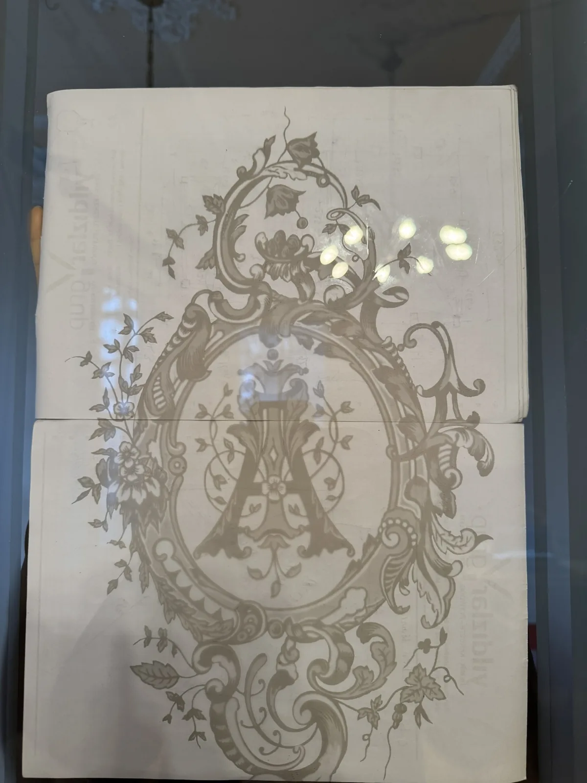 Sirakyan Köşkü’nde desenli dekoratif cam detayı