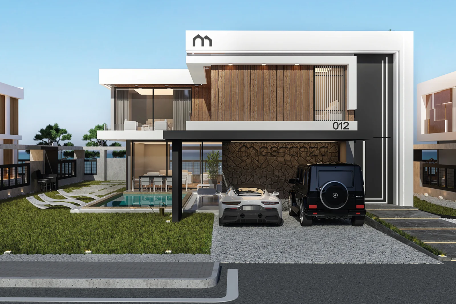 Villa Mostanza · cephe görünümü