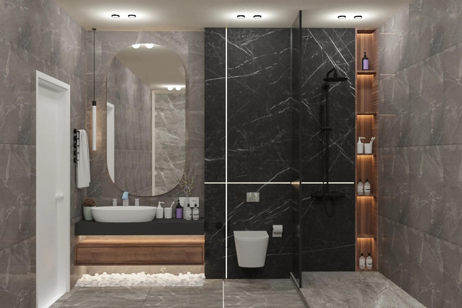 Villa Mostanza banyo ve sauna