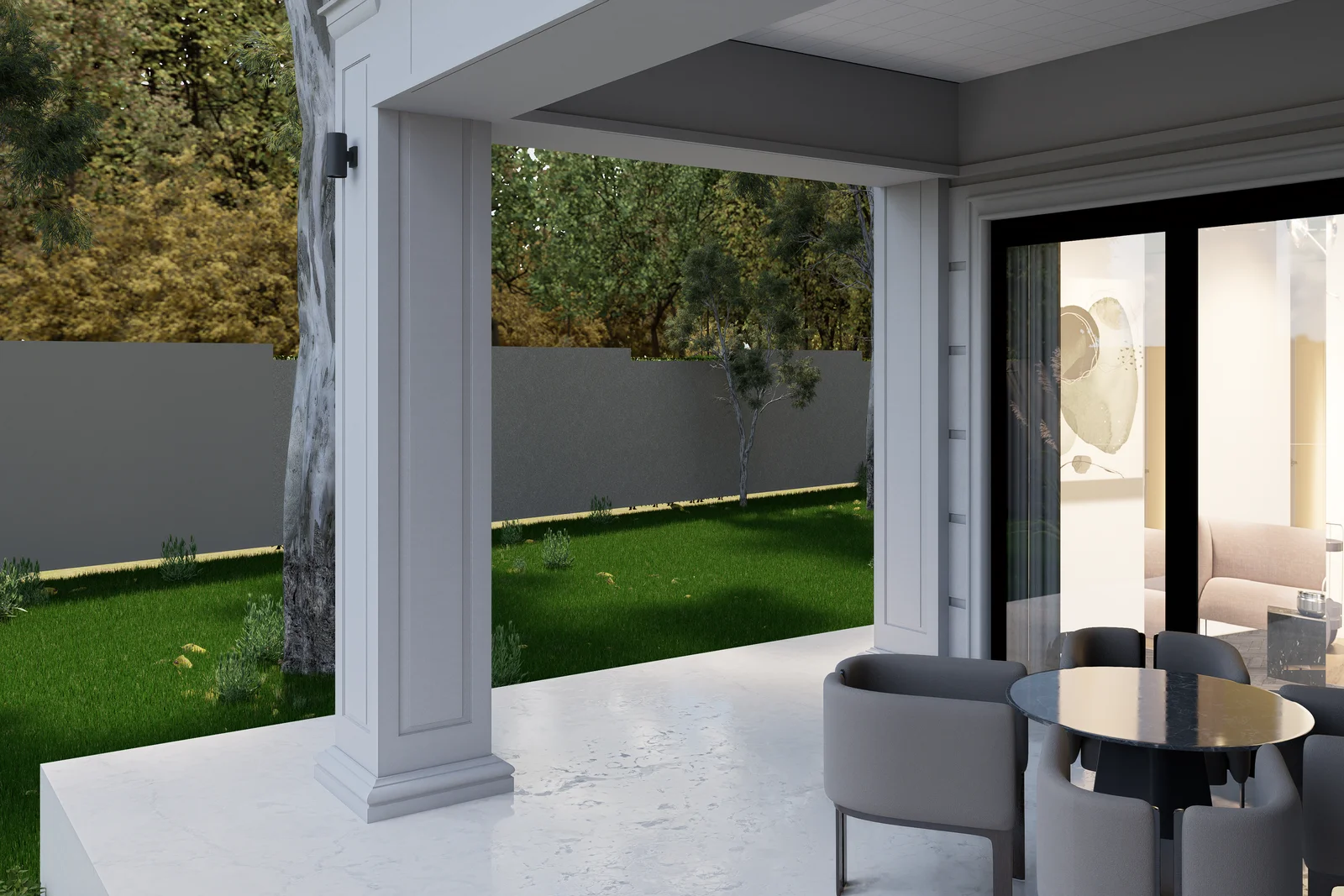 Villa Selvi II · dış cephe detay