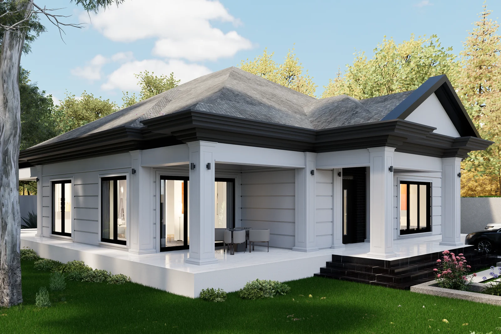 Villa Selvi II · yan cephe